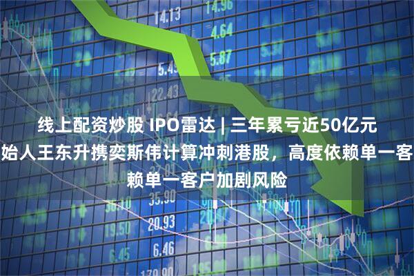 线上配资炒股 IPO雷达 | 三年累亏近50亿元！京东方创始人王东升携奕斯伟计算冲刺港股，高度依赖单一客户加剧风险
