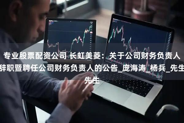 专业股票配资公司 长虹美菱：关于公司财务负责人辞职暨聘任公司财务负责人的公告_庞海涛_杨兵_先生
